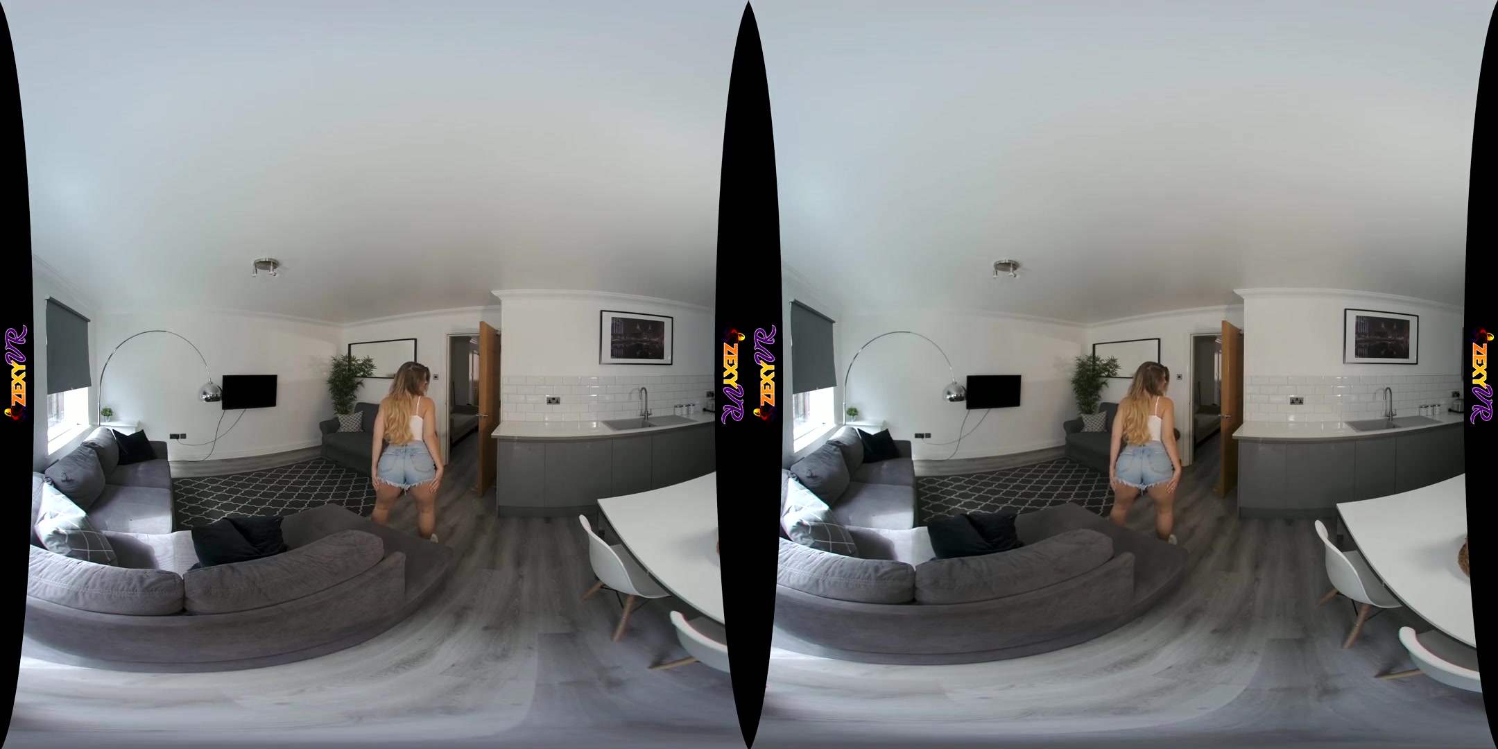 Tight Denim - Hot Young Babe Solo Striptease - SexLikeReal