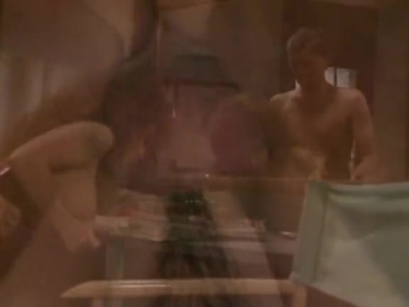 Alexis De Vell, Melanie Moore, Jonathan Morgan in vintage xxx scene
