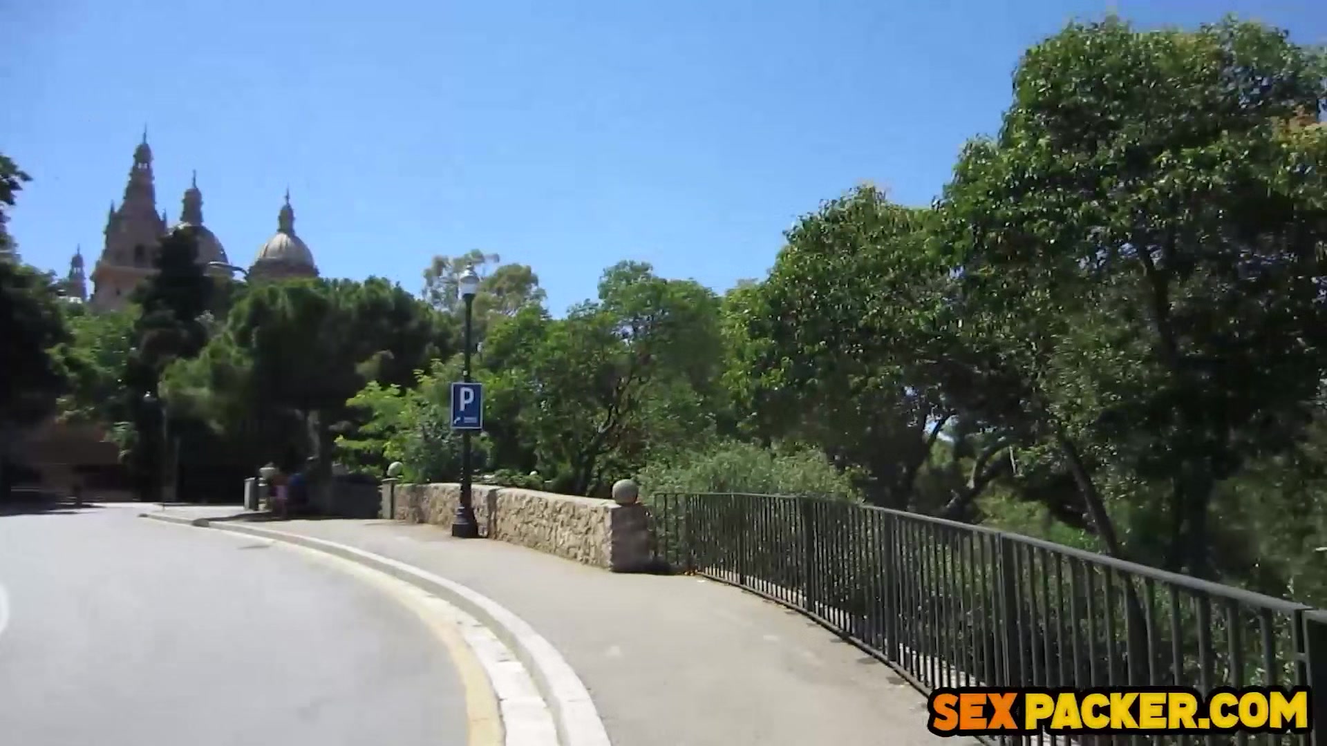 Hot Blonde Babe Sucks Cock Under Barcelona Sun And Gets Outdoor Anal In Public Park -Crystal Cherry