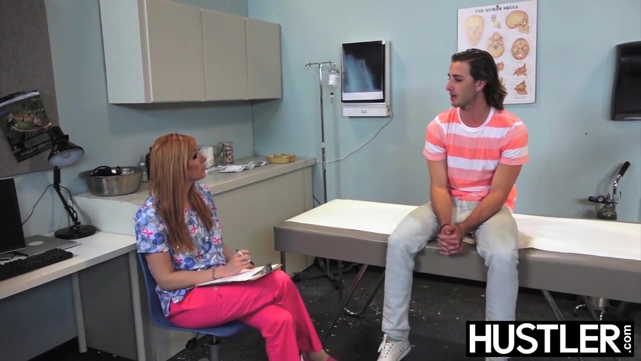 Redhaired nurse Lauren Phillips anally plowed passionately