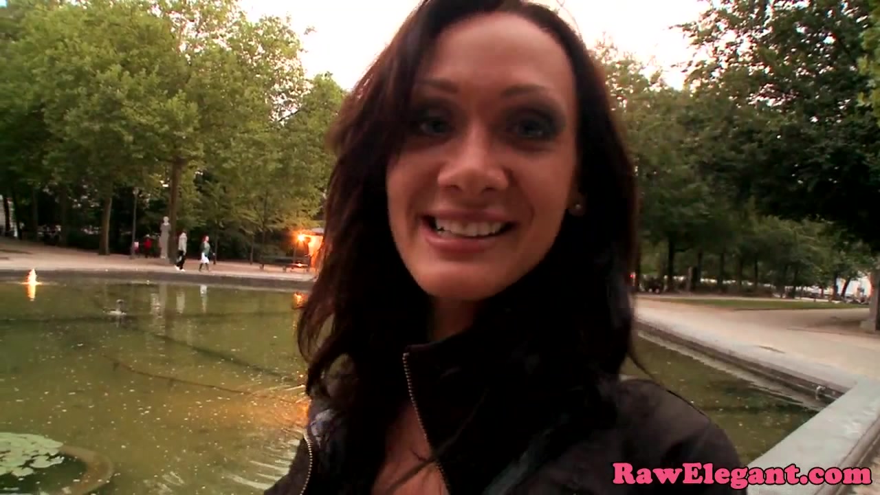 Doggystyled glam eurobabe loves black cock