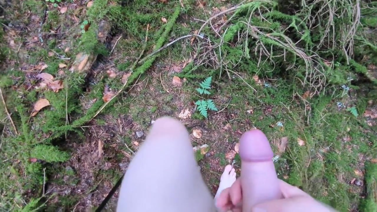 Flash And Masturbation In Forest