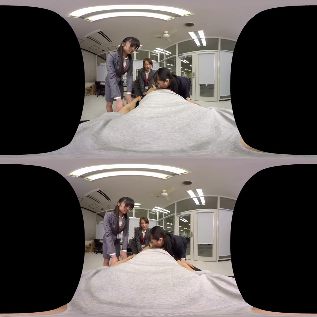 SOD Employees VR: They'll Do Anything for the Client!; MFFF Foursome Harem Japanese Babes