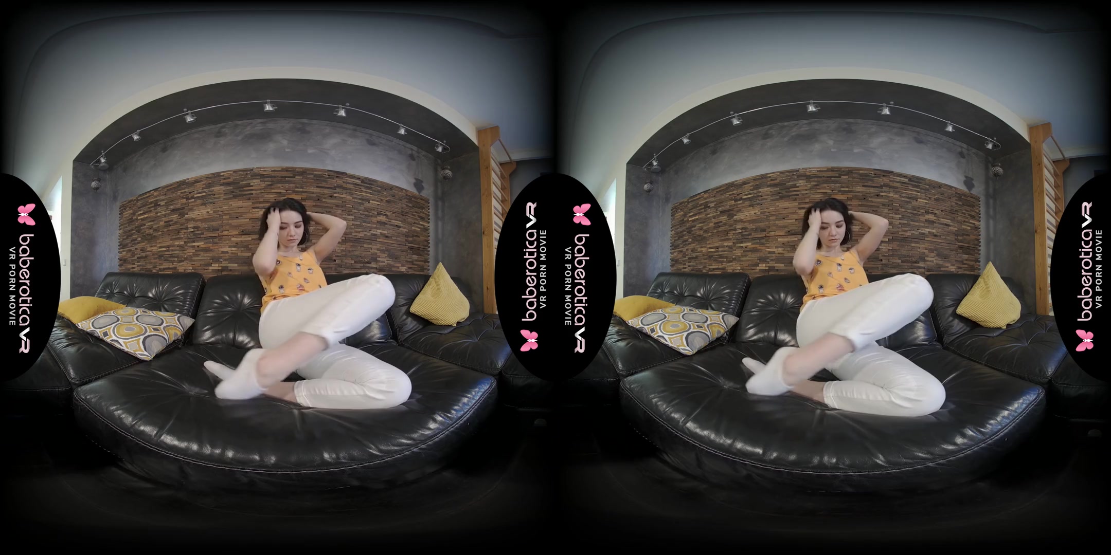 Intimate With Her New Toy - Amateur Brunette Solo Stripping and Masturbation