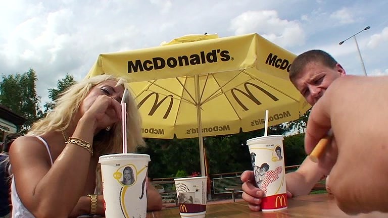 MacDonald's provides food and fuck