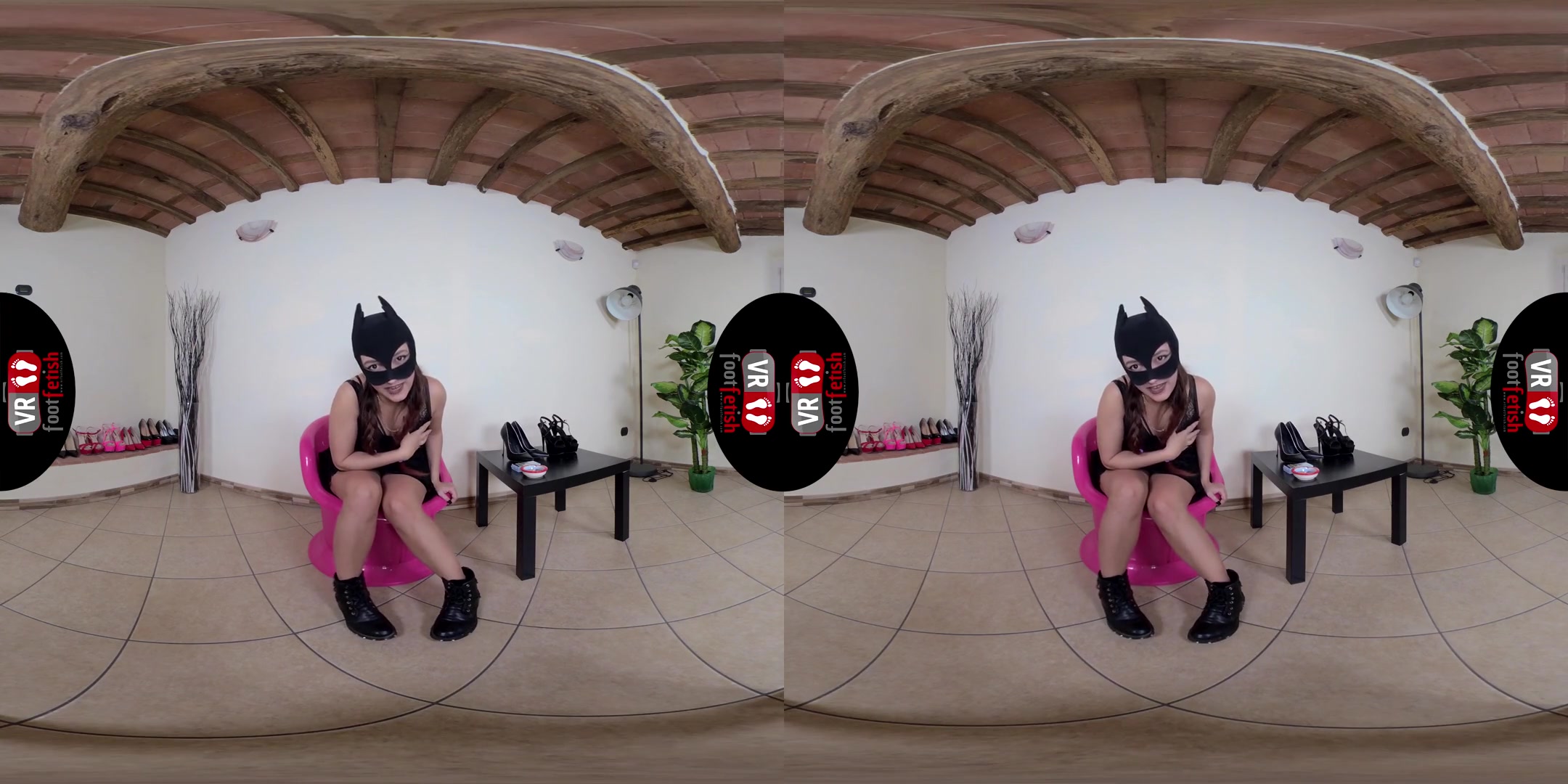 Stunningly Beautiful LadyNight Teasing you with Her Silky Feet; Foot Fetish Virtual Reality