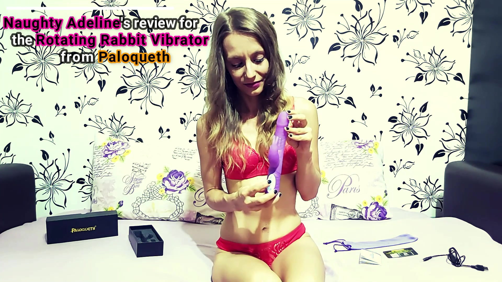 Review Rotating Rabbit Vibrator From Paloqueth Sfw - Sex Movies Featuring Naughty Adeline