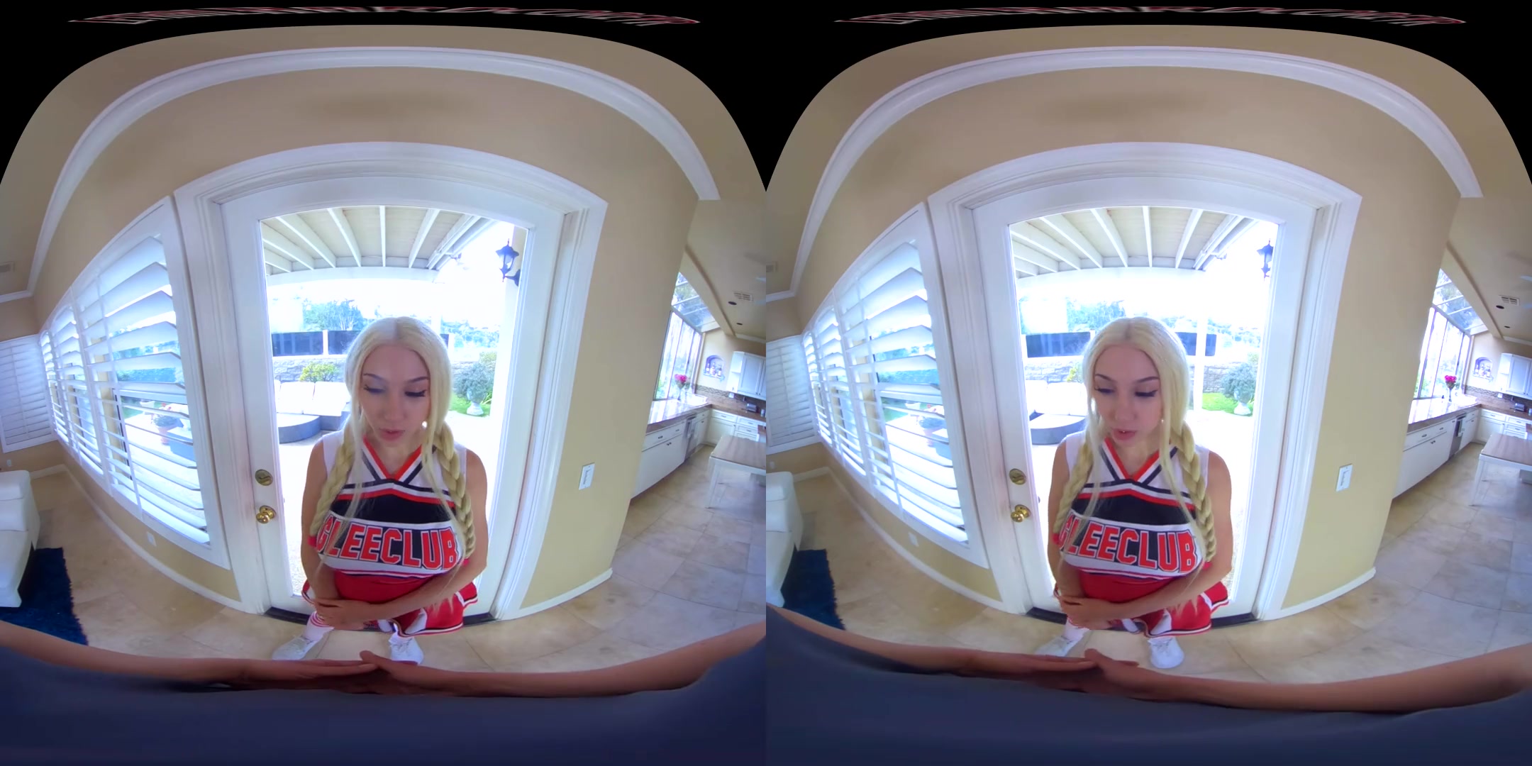 Big Titty Cheerleader - Big Tits Blonde Pornstar