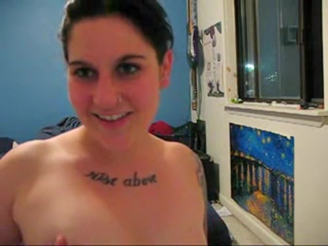 This is how short-haired slut entered to the world of porn