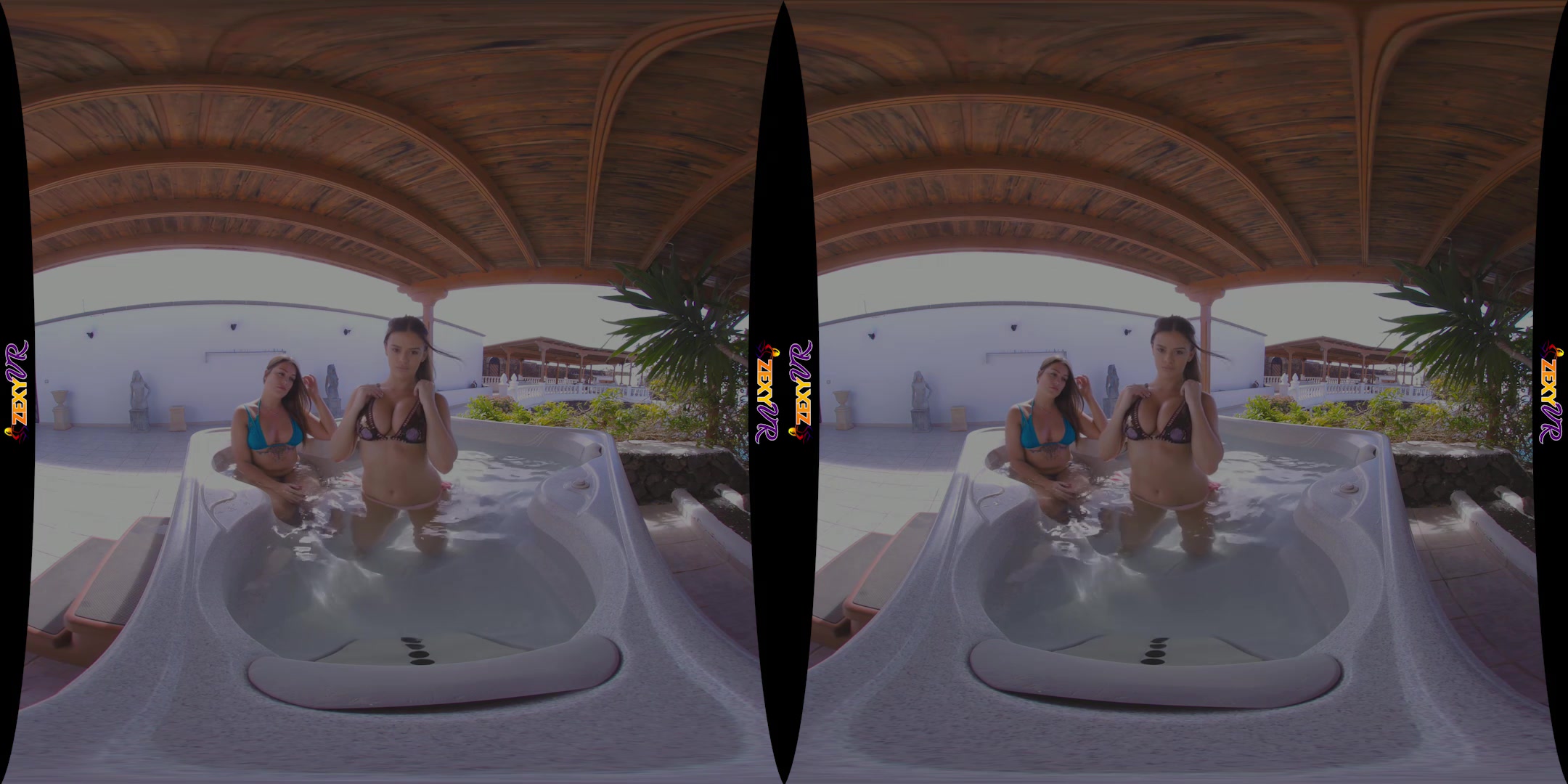 Hot Tub Beauties featuring Amelia B, Jane - ZexyVR