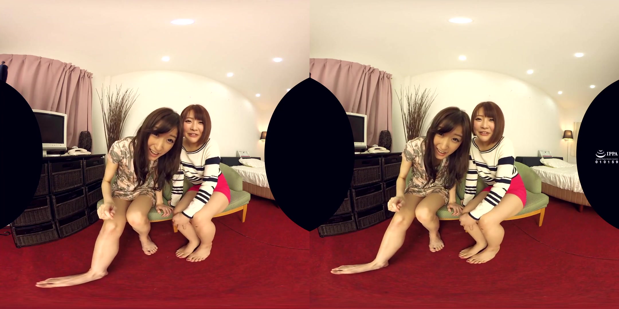 Ichika Kamihata & Nonoka Izumi in Ichika Kamihata and Nonoka Izumi Watch Us Have Lesbian Sex - CasanovA