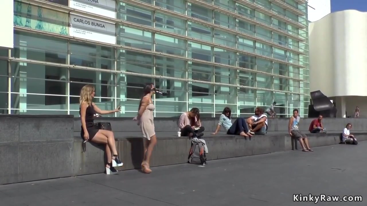 Slave Walked In Public As Ashtray