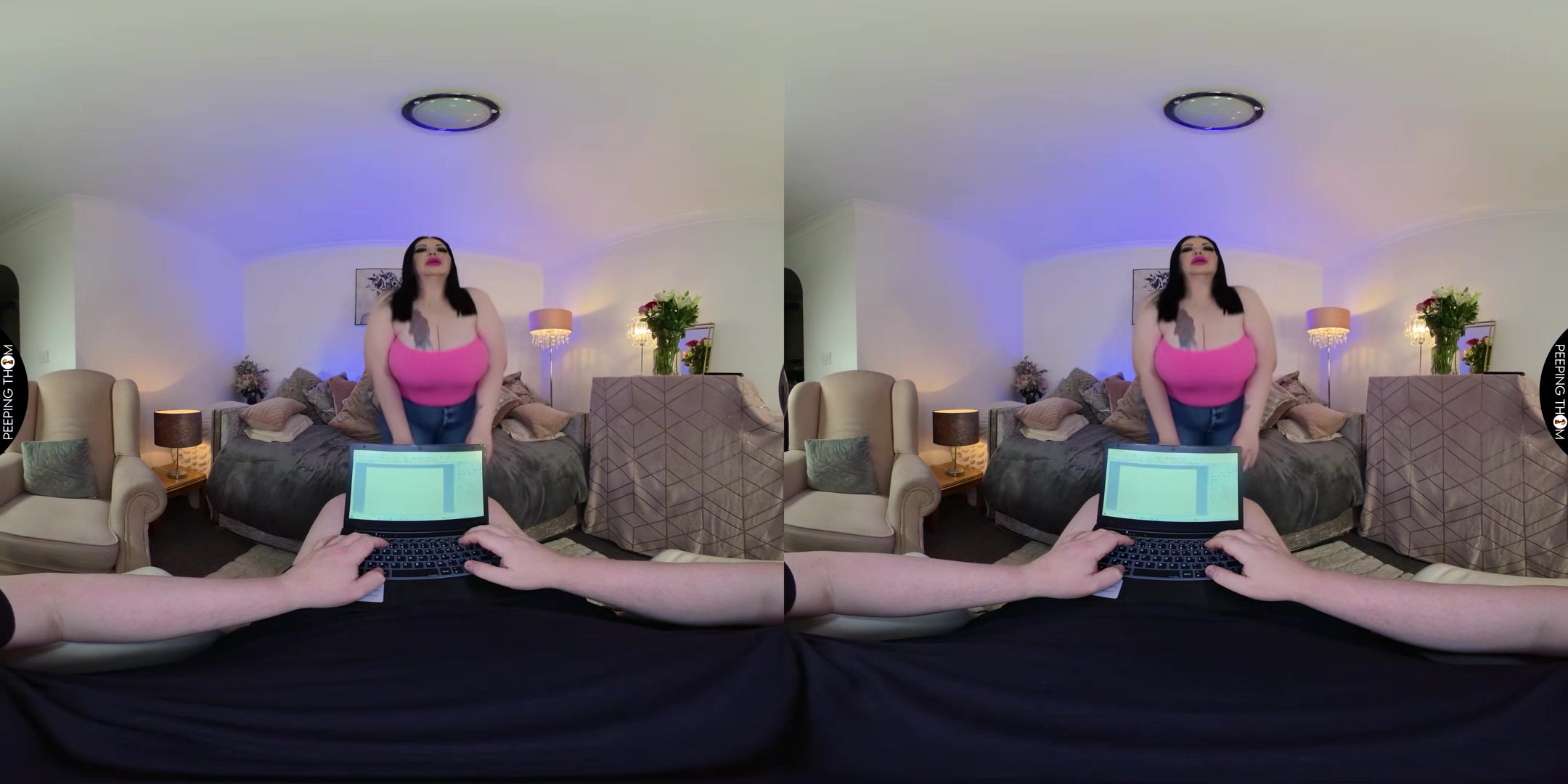 Bbw Neighbour Interupts Study Time