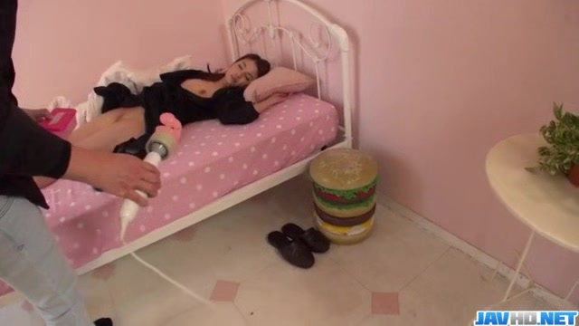 Sweet vibrator play in the bedroom with - More at javhd.net