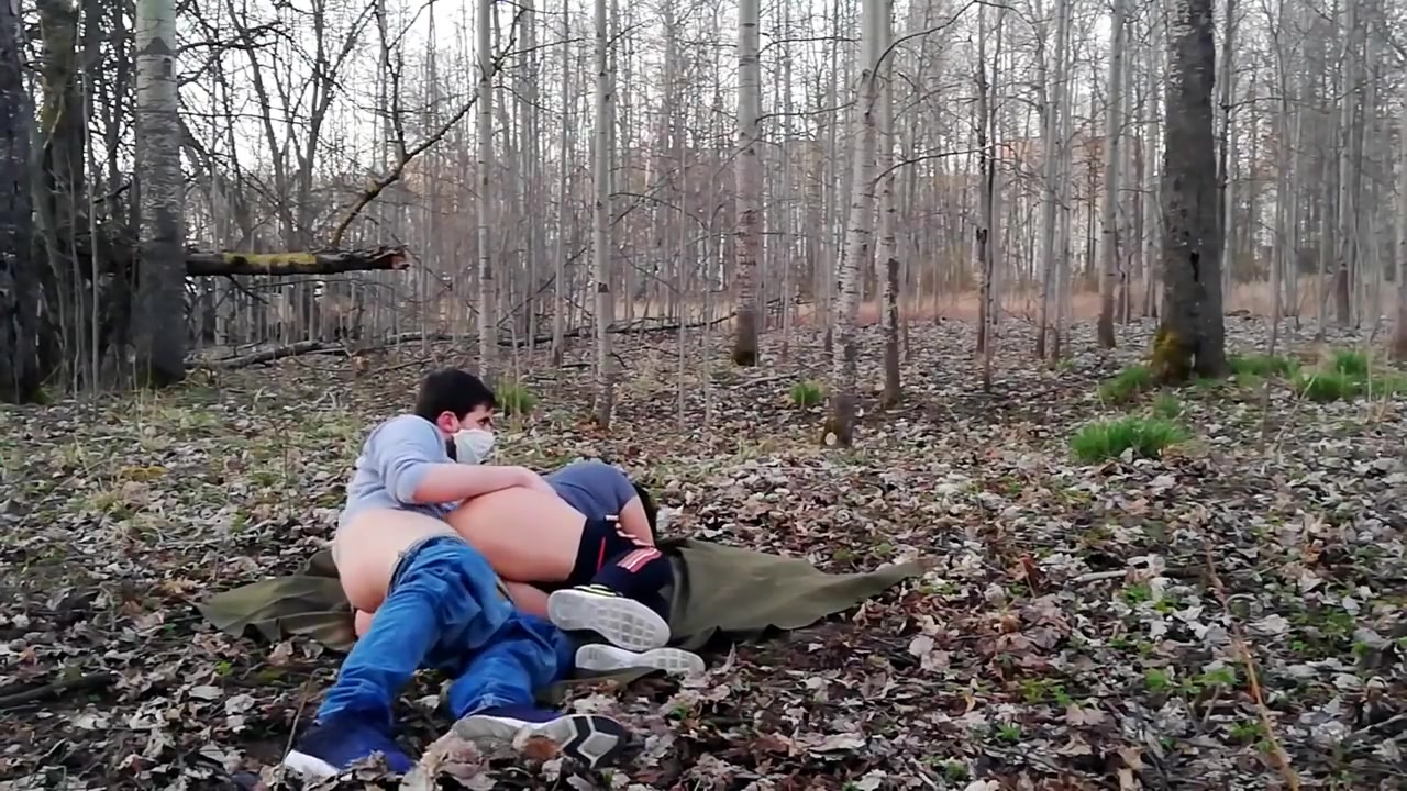 Step brother fucked stepsister in a barbecue forest in coronavirus epidemic 2020