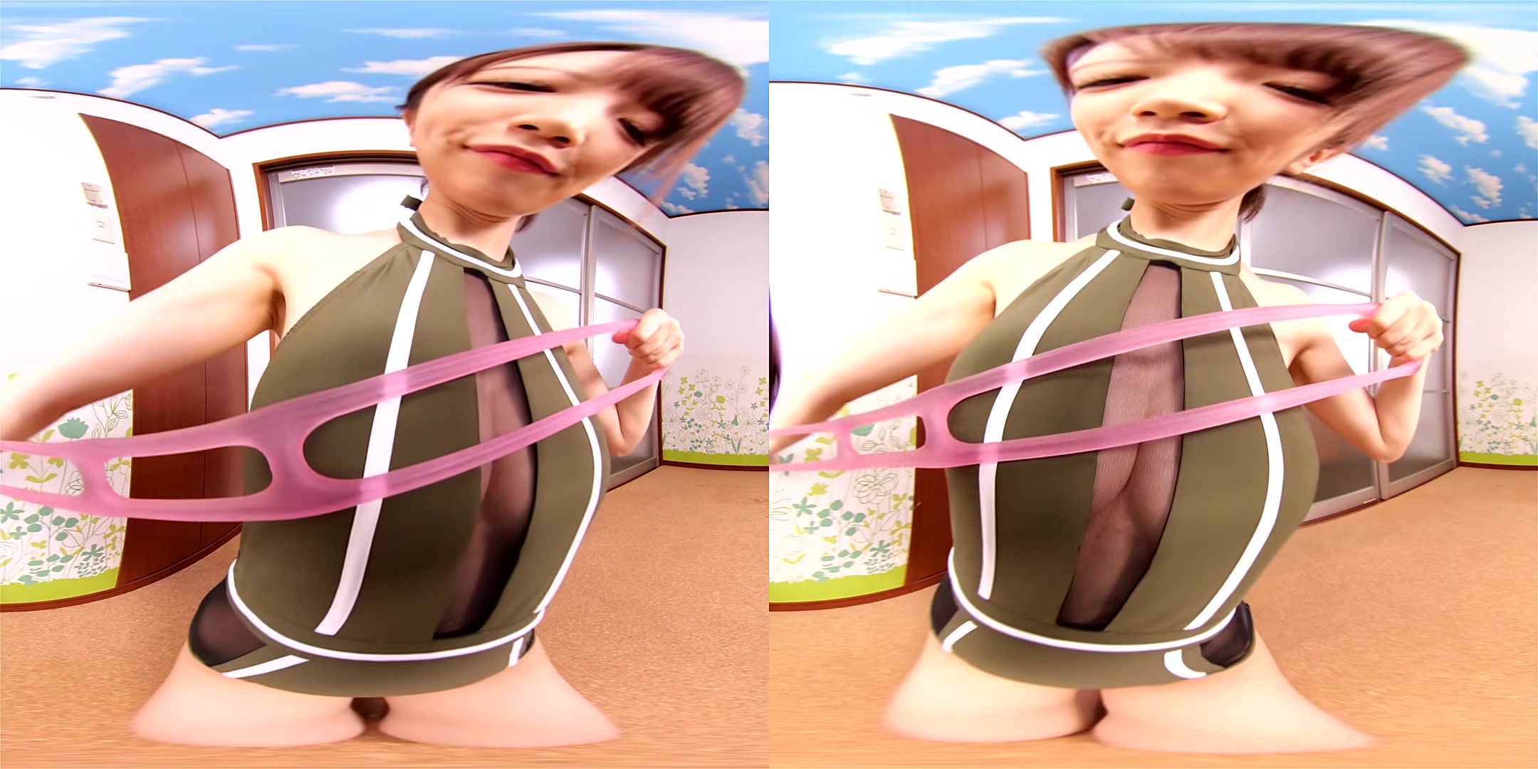 A World Where You Won’T Get In Trouble For Checking Out Your Teacher - Big Tits Asian Workout