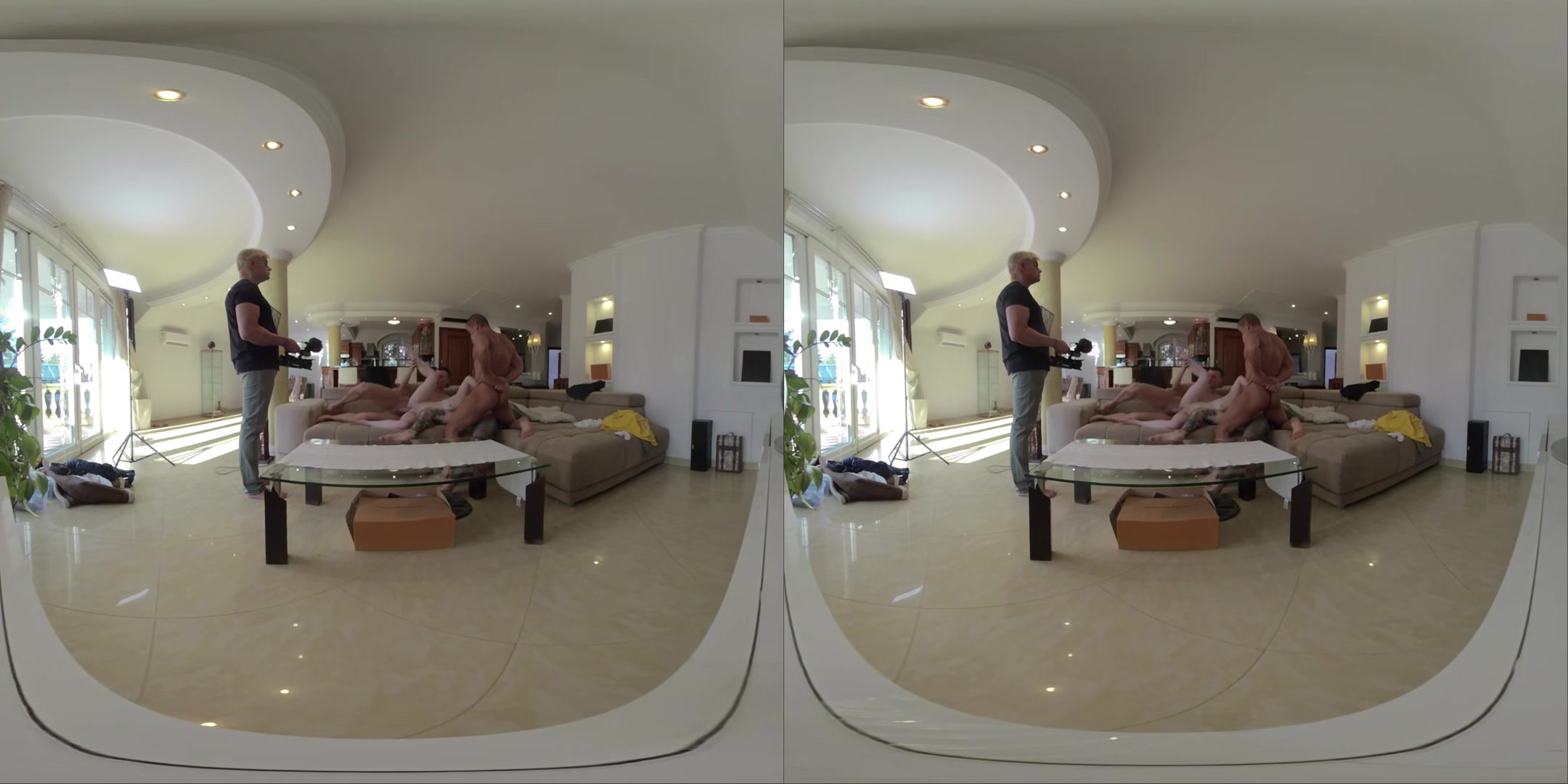 Vr Video Part Three Little Freak Licks Cum From Chocolate In Huge Cock Gangbang