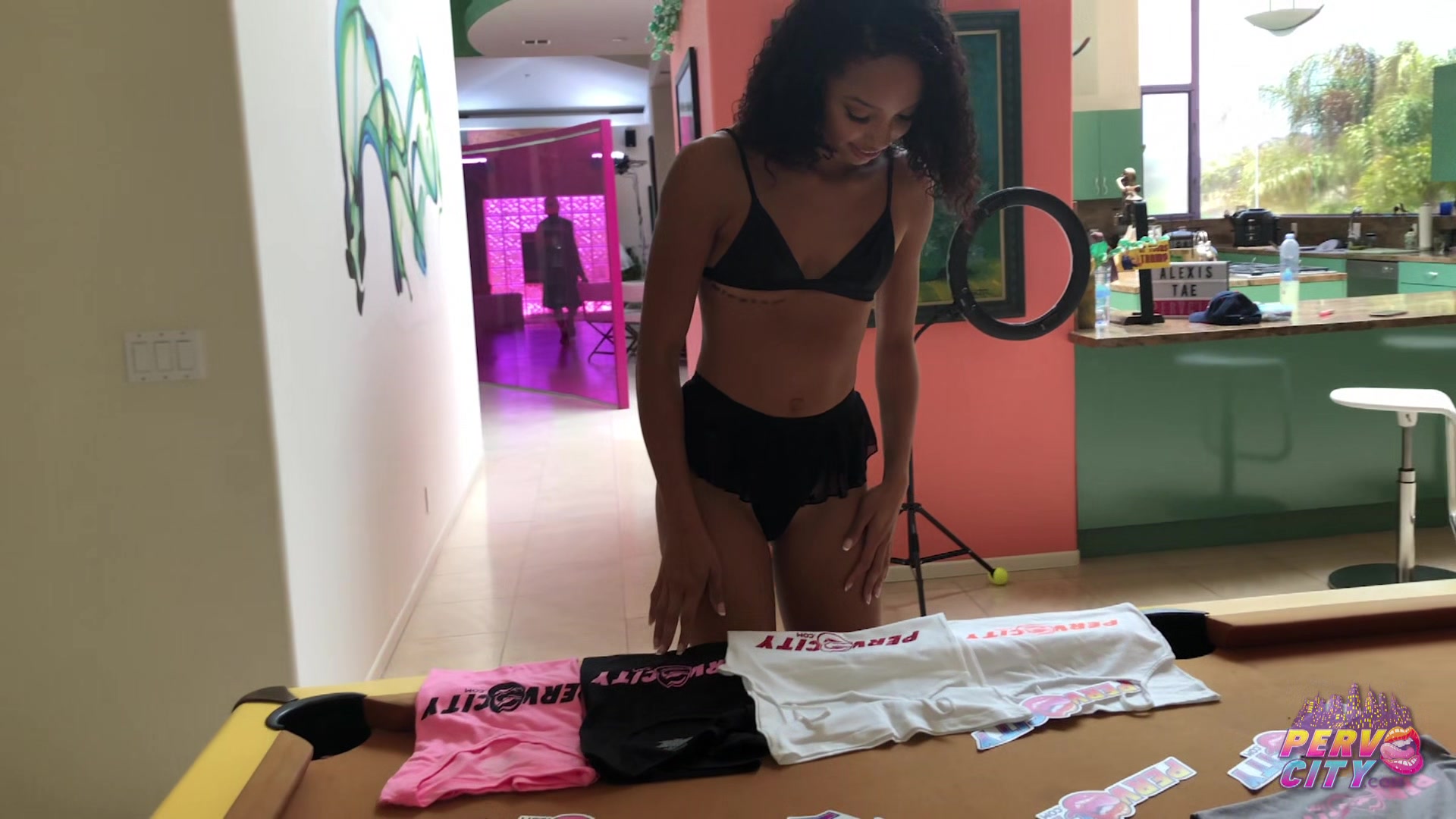 BTS Alexis Tae and Michael Stefano