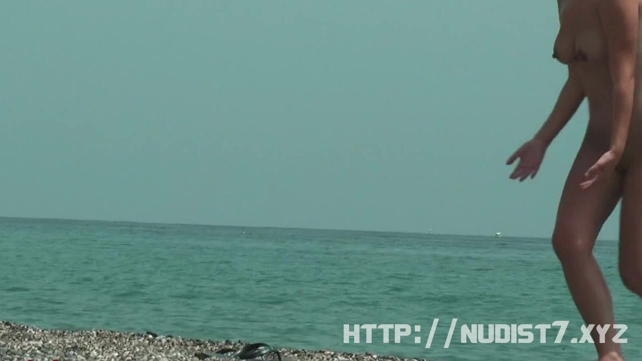 Real beach nudist pussies stretching on the sand 2