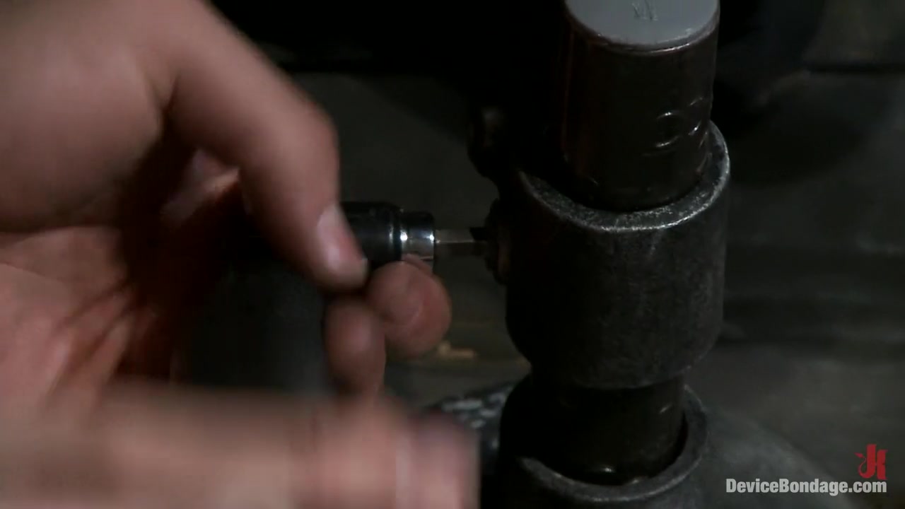 Machine fucked and Double Penetrated to multiple orgasms
