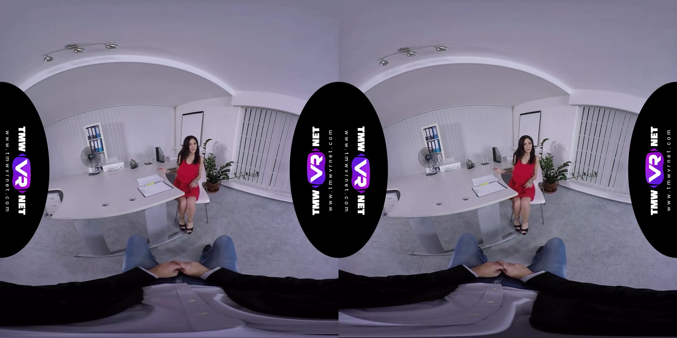 Hardcore Vr Fuck With A Sexy Brunette Employer - Hardcore Work Sex