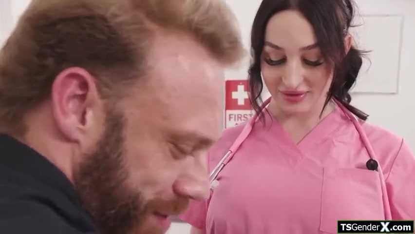 I Am Anal Fucking My Busty Shemale Nurse With Haven Rose