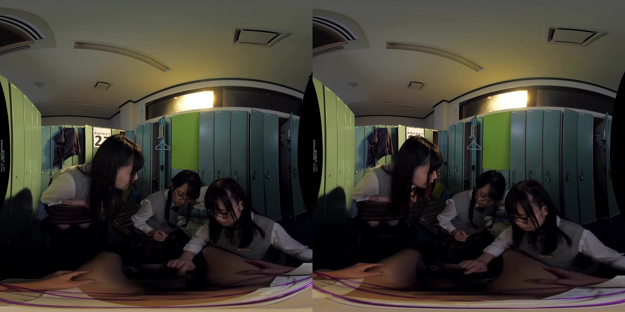 Locked Up by the Schoolgirls and Turned into a Masturbation Tool - MFFF Foursome Femdom with Japanese Teens