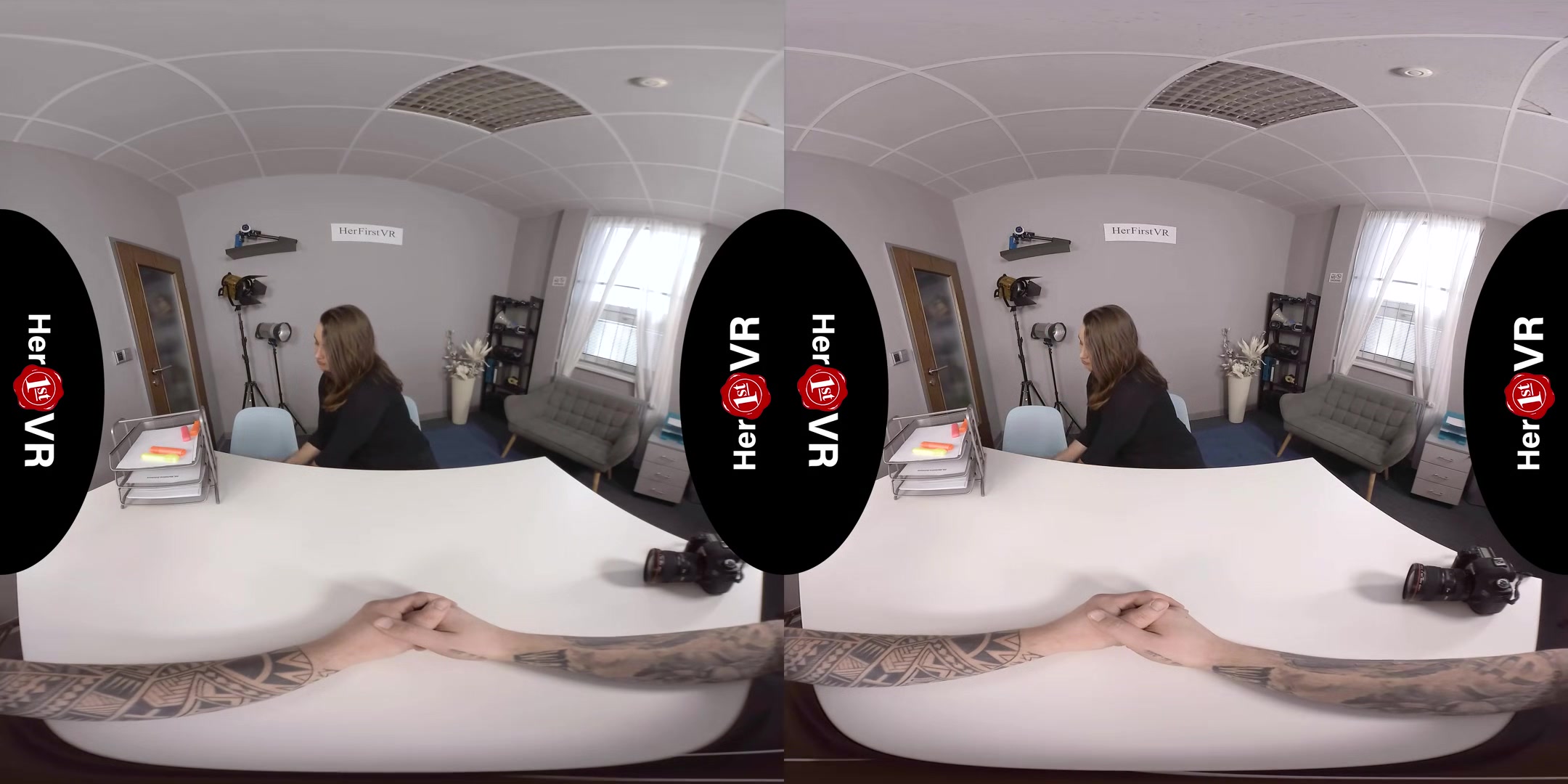 Lea - VR Casting; Busty BBW Amateur - SexLikeReal