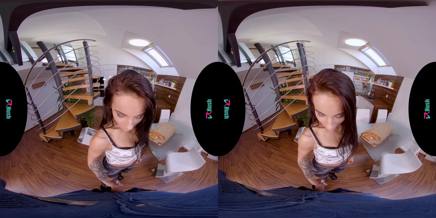 VRHUSH Petite Lexi Dona rides a cock in VR POV