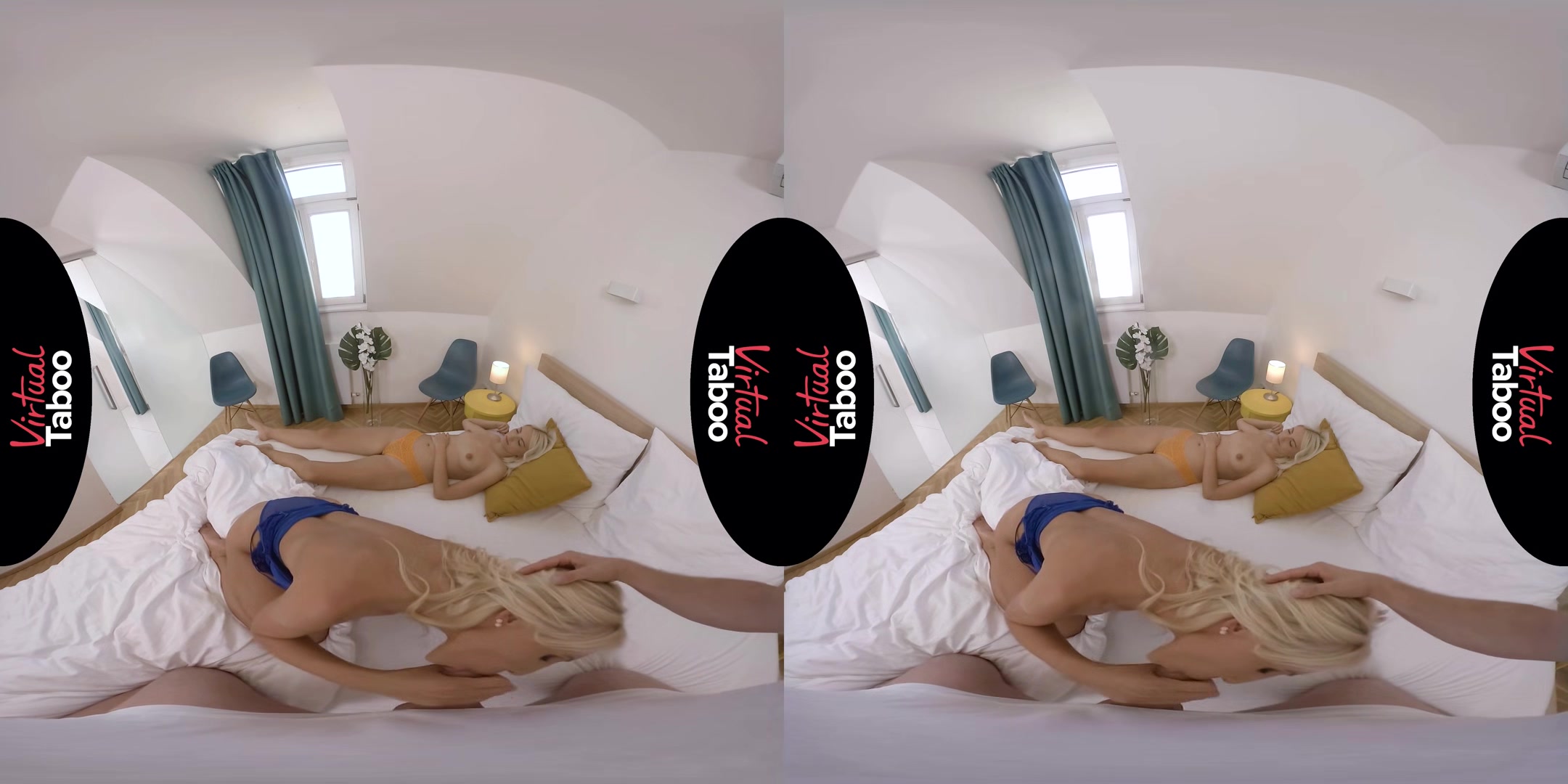 Tiffany Rousso, Helena Moeller VR Porn: Mom Takes It Deep While Sister's Asleep - VirtualTaboo