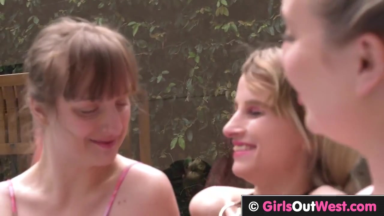 Busty Blonde Enjoys Lesbian Threesome With Her Petite Girlf