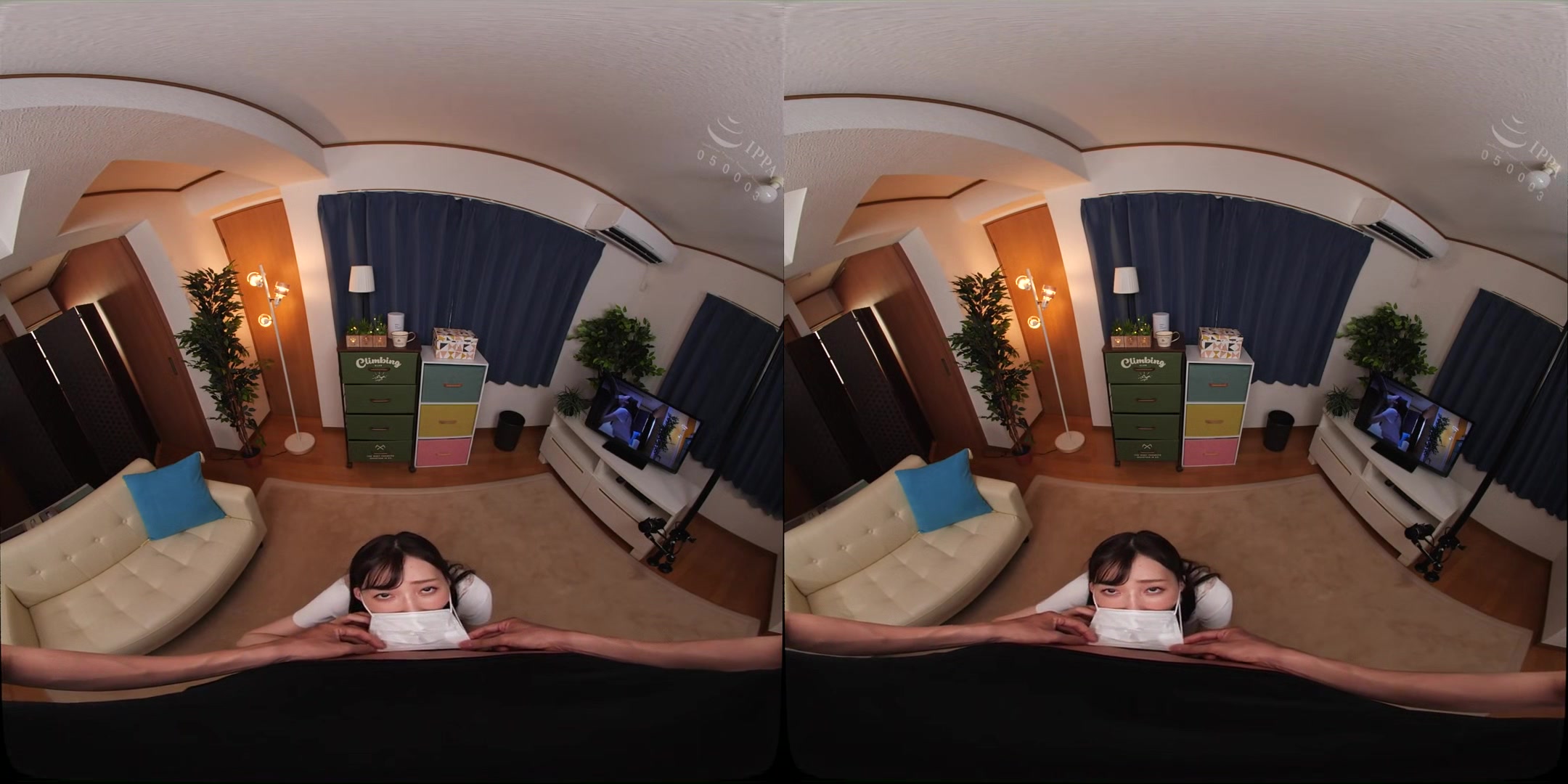 Mask Girl VR - Asian Teen POV Riding Dick - SexLikeReal