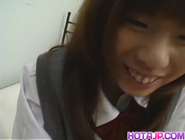 Slutty babe Misa Kurita gets her gaping puss