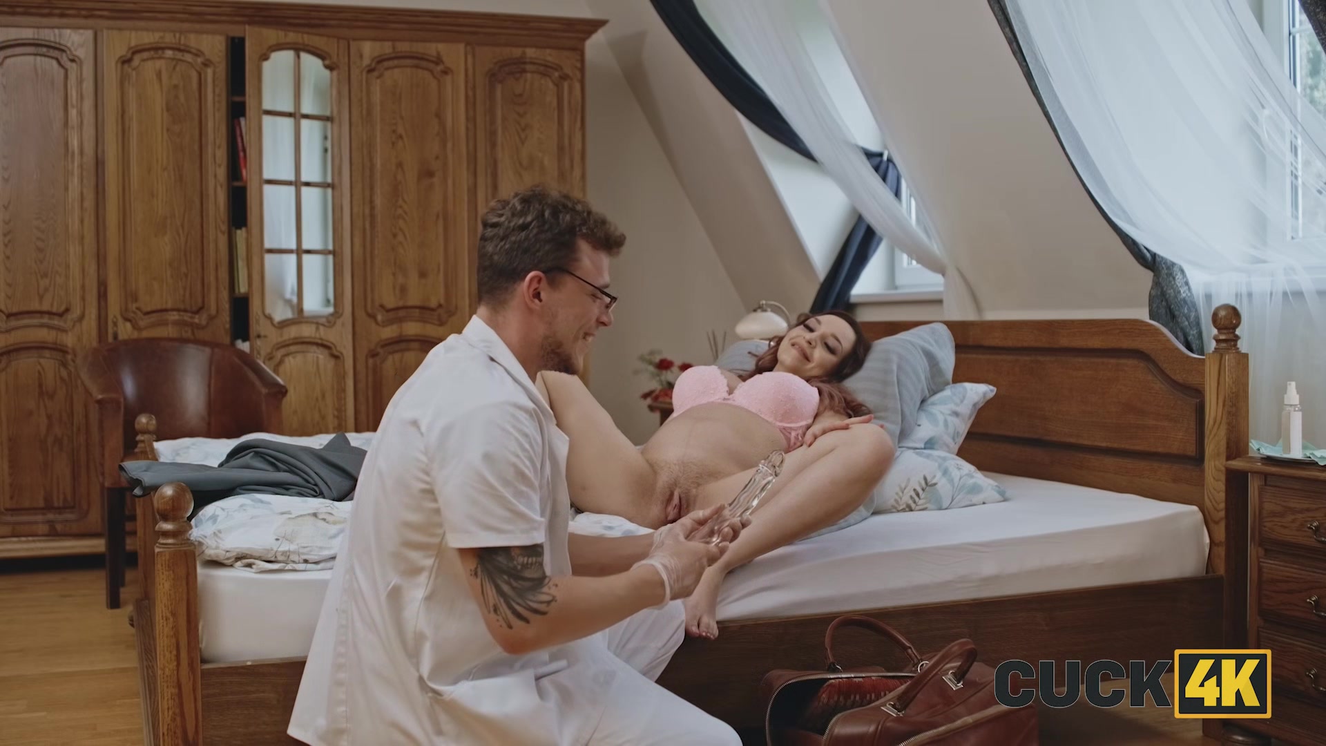 CUCK4K. Dr. Lovegood. Hot sex with Jessie Clark