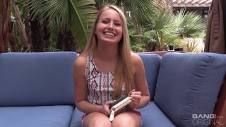 BANG Real Teens: Petite Teen Scarlett Sage Drains Cock With Her Tight Pussy