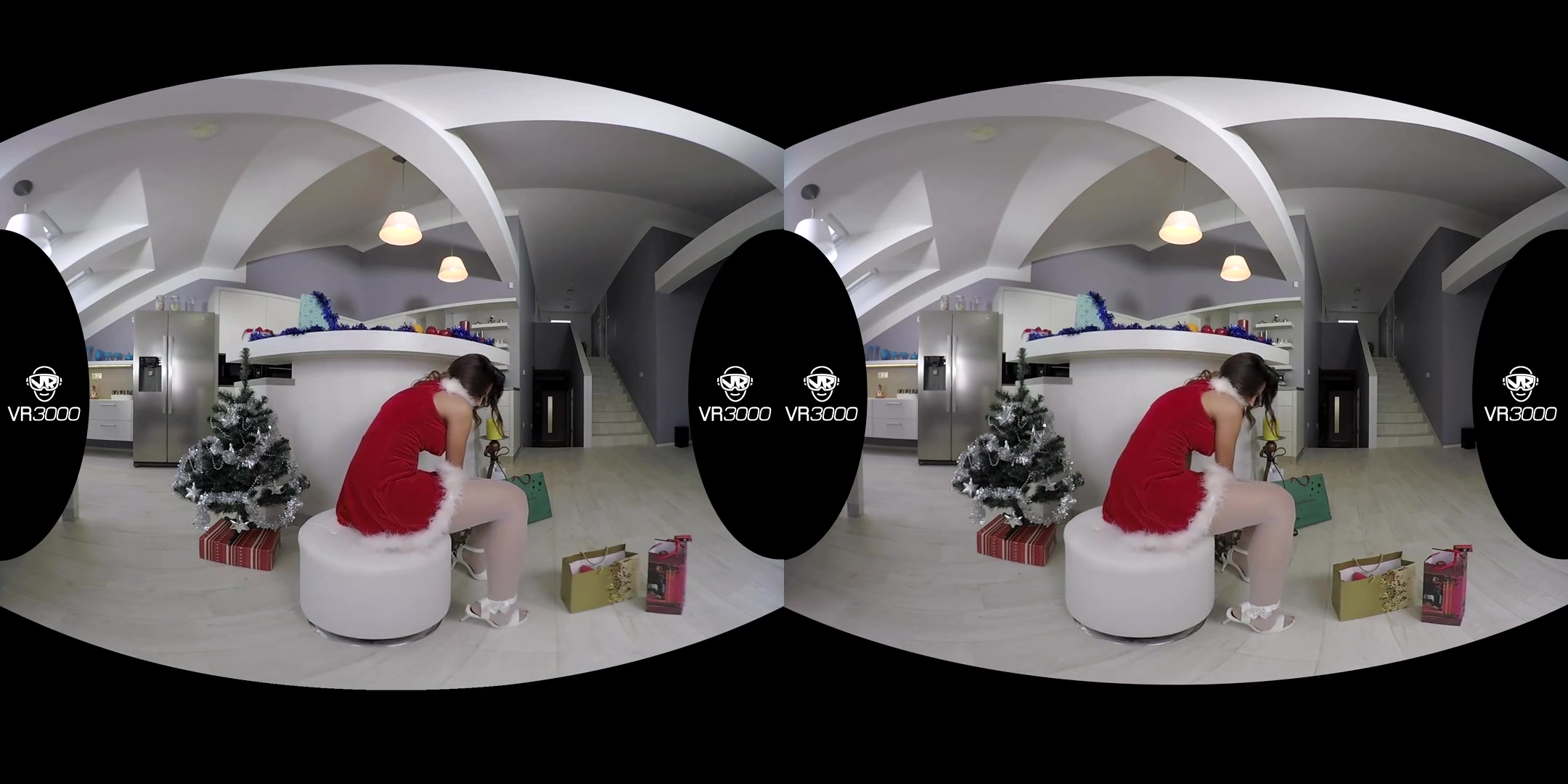 Rosaline Rose in Stuffing Her Stockings - VR3000