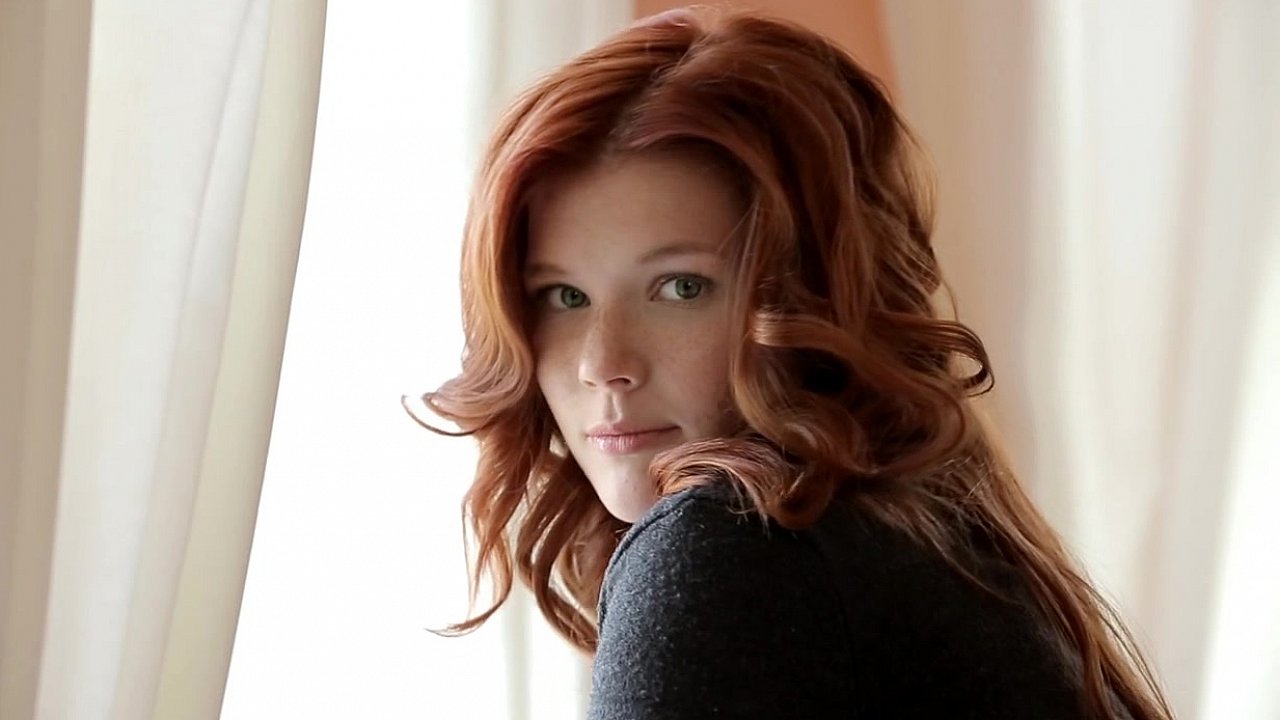 Beautiful redhead sweety with perfect tits and body