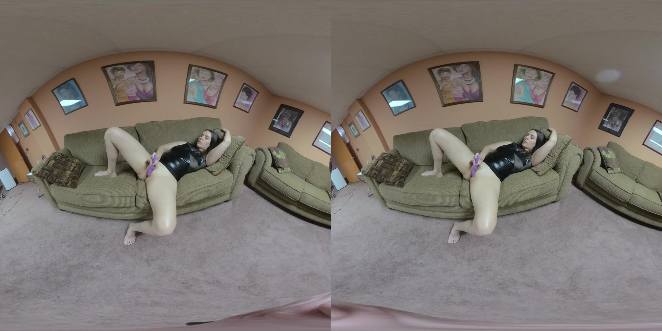 Alisha Adams Is Getting Off with Her Purple Vibrator - ChickPassVR