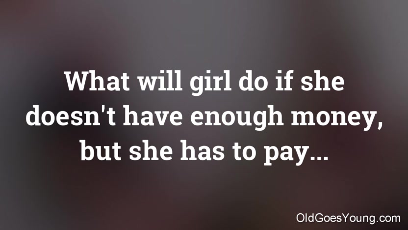 Rita doesn't have enough money to pay for the pizza. But they figure it out.
