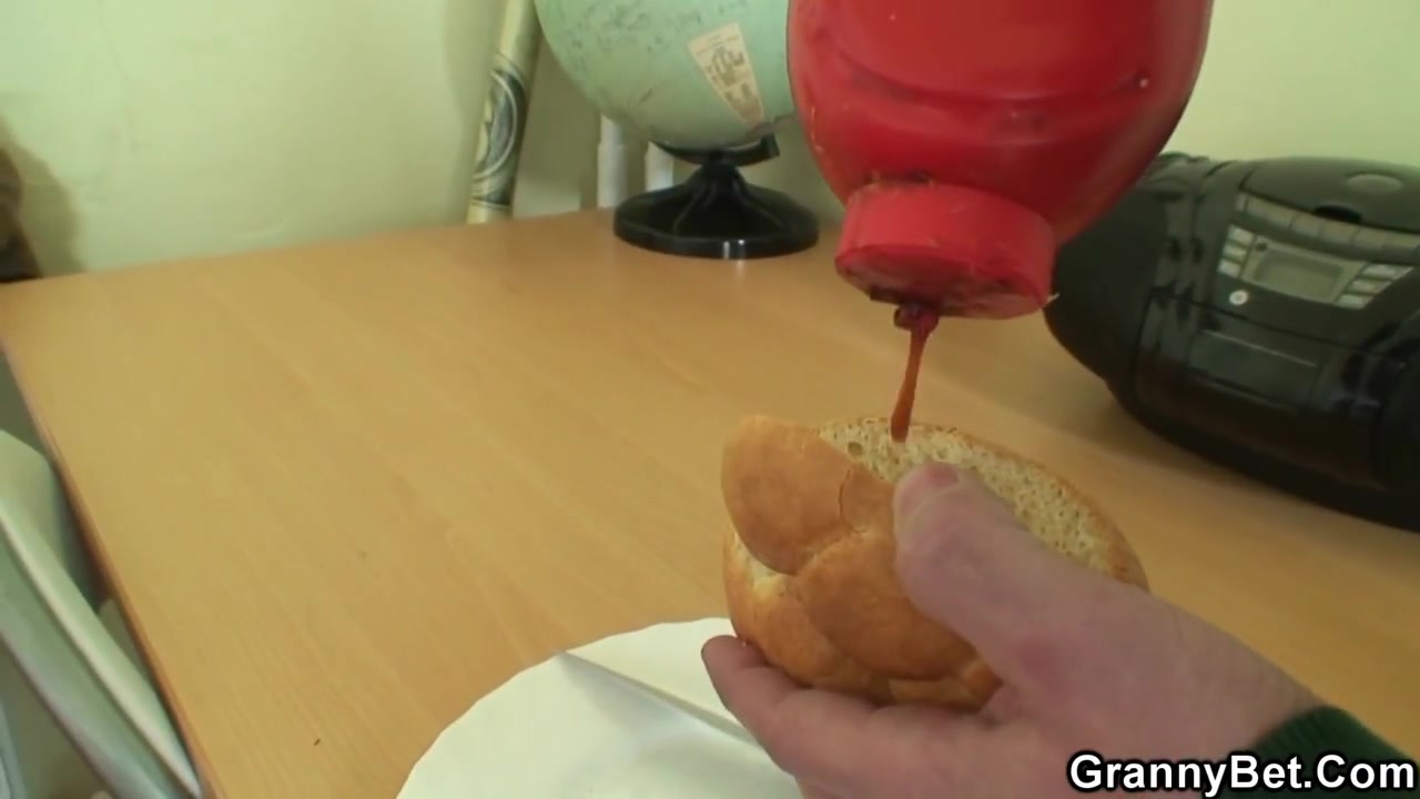 Tricky Guy Picks Granny Up For Kinky Play