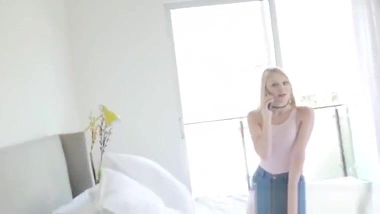 Blonde Stepsister Riding
