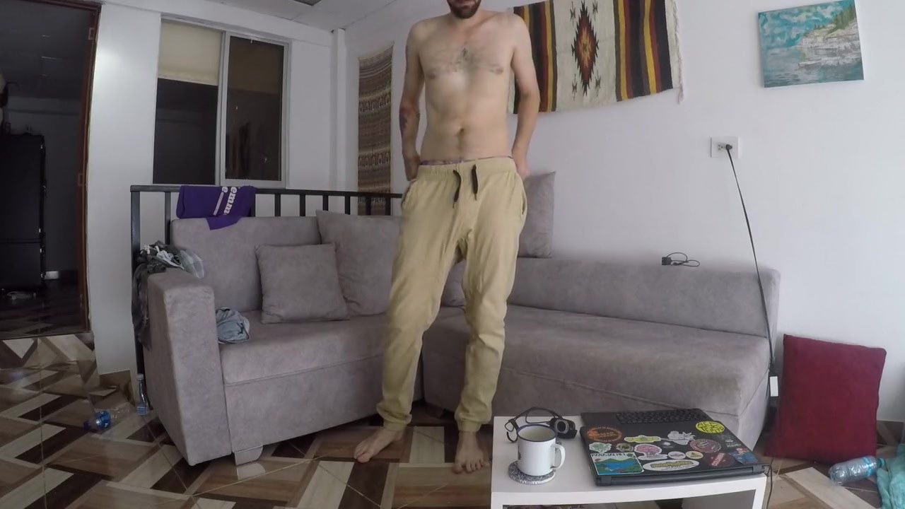 Trying On Transparent Boxers In My Home