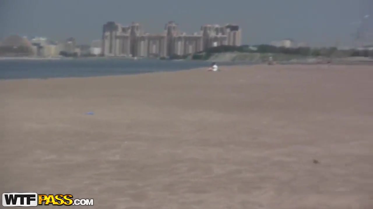 Slim and hot petite Dasi West gets pounded hard on beach