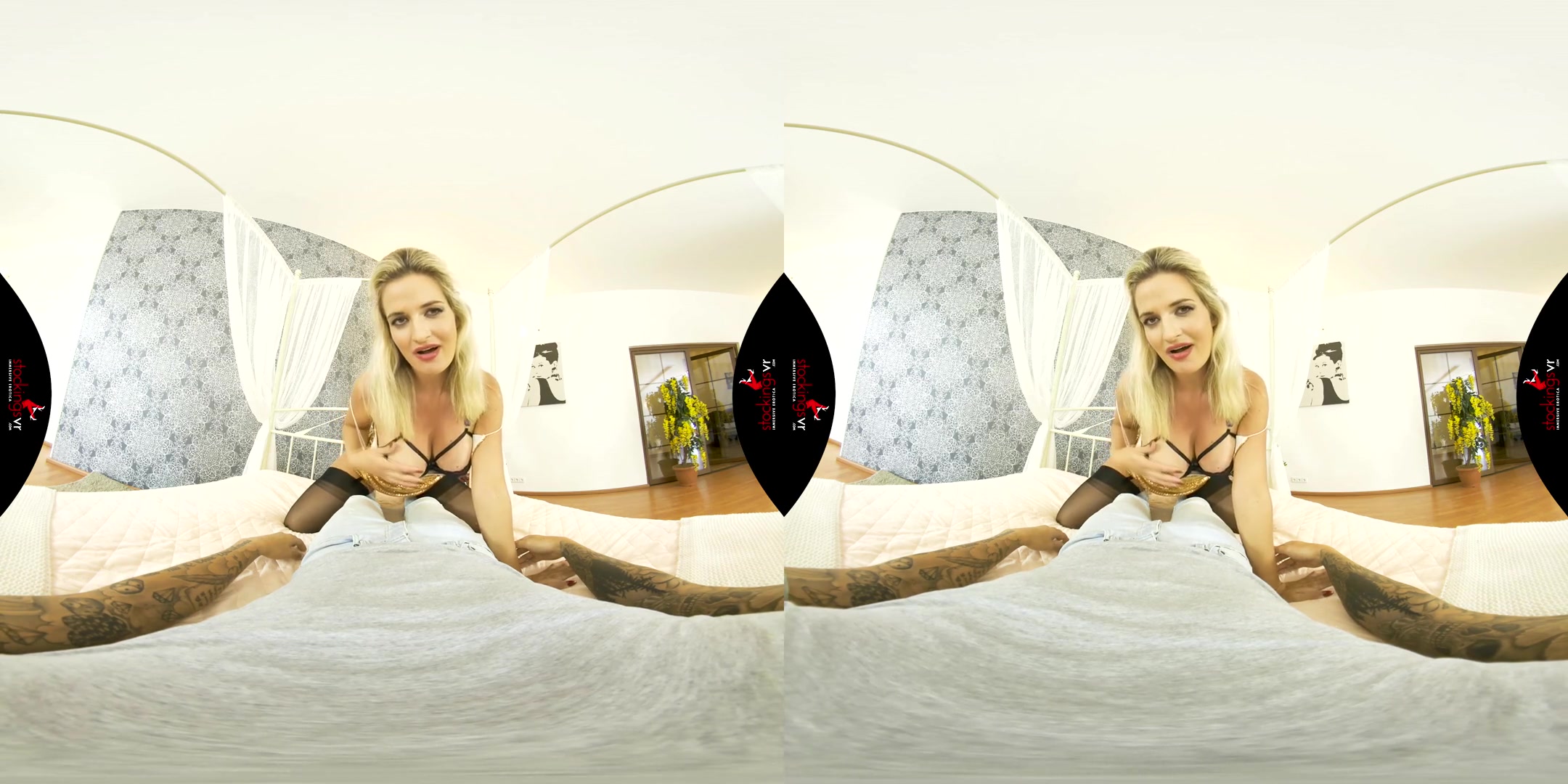 Shove This Dildo Up My Ass - Leg Fetish Anal Insertion Busty Blonde