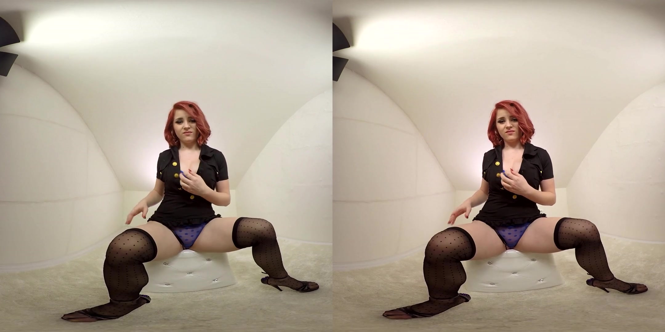 Anastasia Row in Redhead Anastasia Row Fucking Her Dildo - BravoModelsMedia
