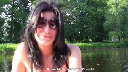 Ebon hard fuck hotty in the forest for 200 euros