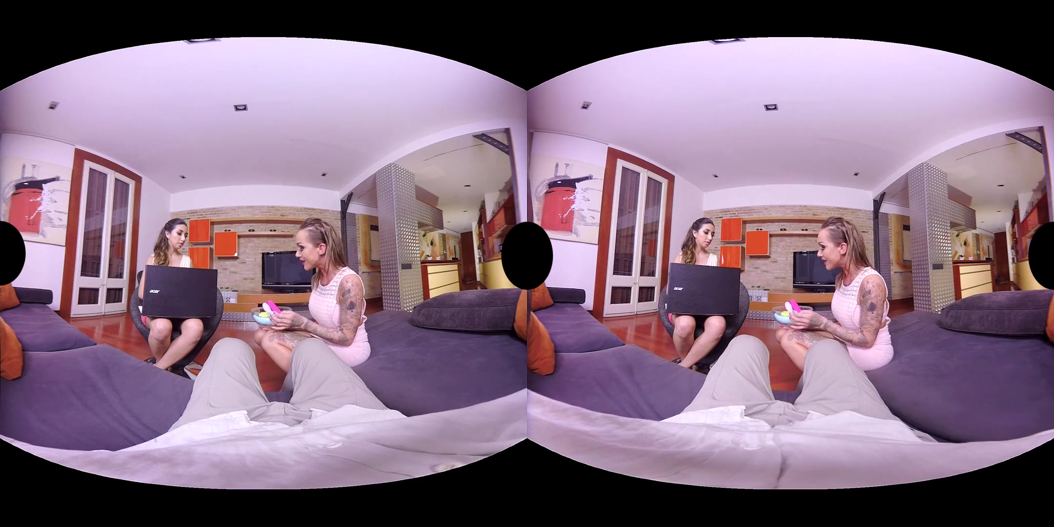 Chantelle Fox & Frida Sante in Dildos Experts - VirtualRealPorn