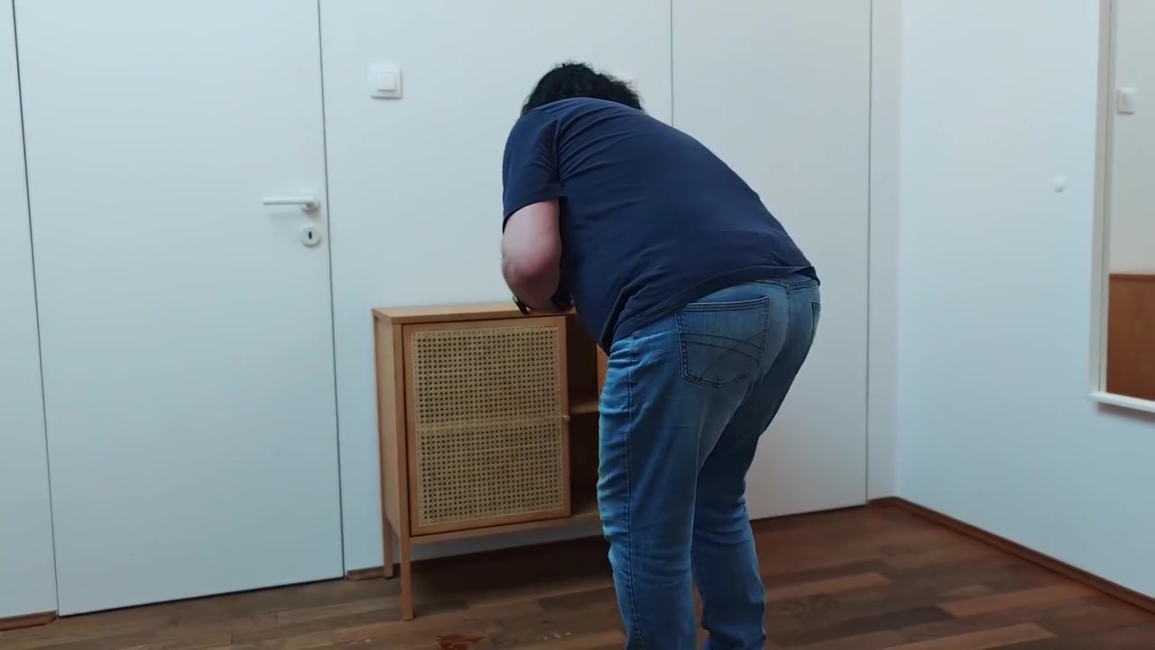 A Young Couple Has Passionate Sex In Front Of A With Real Estate Agent