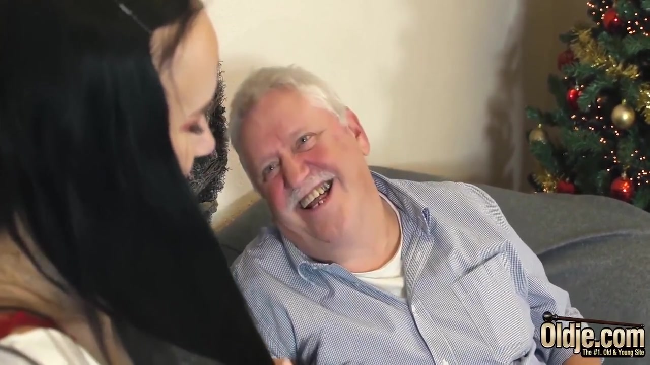Sasha Sparrows Pussy Is This Old Guys Naughty Christmas Present 10 Min