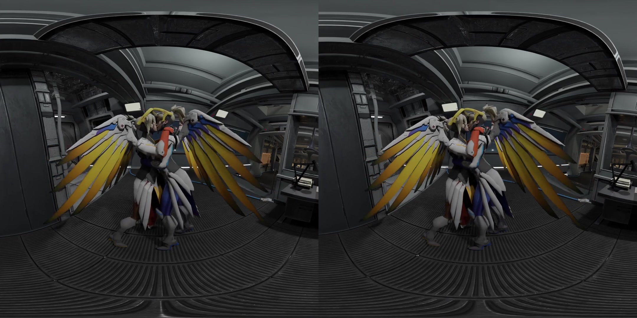 Mercy x Mercy - Lesbian; CGI Porn 3D - SexLikeReal